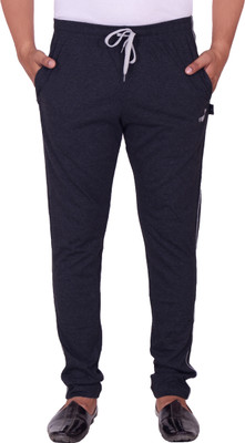 Vego Solid Men Blue Track Pants