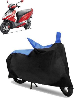 ABS AUTO TREND Two Wheeler Cover for Hero(Blue, Black)