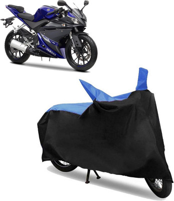 ABS AUTO TREND Two Wheeler Cover for Yamaha(YZF R15 V3.0, Blue, Black)