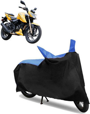 ABS AUTO TREND Two Wheeler Cover for TVS(Blue, Black)