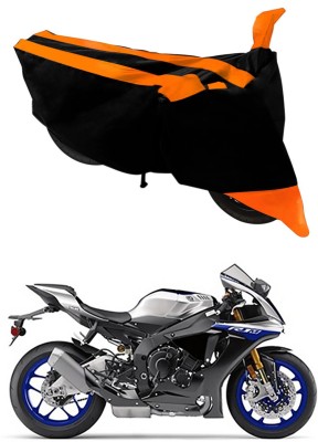 Genipap Two Wheeler Cover for Yamaha(YZF R1M, Orange, Black)