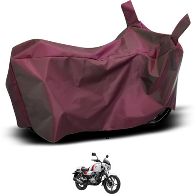 GOSHIV-car and bike accessories Waterproof Two Wheeler Cover for Bajaj(V12, Maroon)