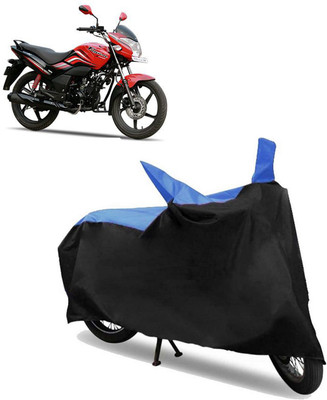 ABS AUTO TREND Two Wheeler Cover for Hero(Passion Xpro, Blue, Black)