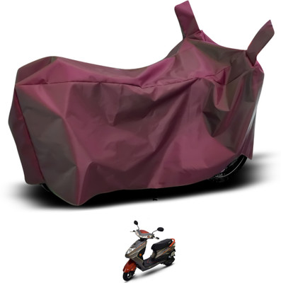 GOSHIV-car and bike accessories Waterproof Two Wheeler Cover for Okinawa(Ridge, Maroon)