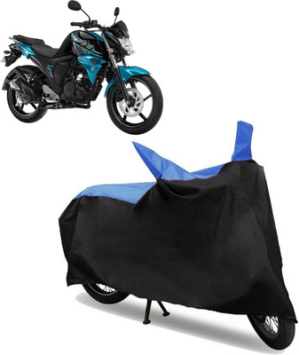ABS AUTO TREND Two Wheeler Cover for Yamaha(FZ-S FI, Blue, Black)