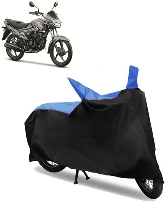 ABS AUTO TREND Two Wheeler Cover for Suzuki(Hayate, Blue, Black)