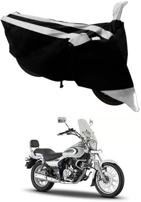 Ascension Two Wheeler Cover for Bajaj(Avenger 220 Cruise, Silver, Black)