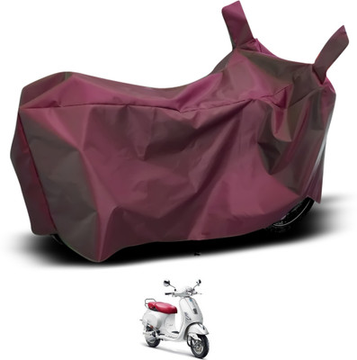 GOSHIV-car and bike accessories Waterproof Two Wheeler Cover for Vespa(Elegante 150, Maroon)