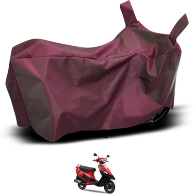 GOSHIV-car and bike accessories Waterproof Two Wheeler Cover for TVS(Scooty Pep+, Maroon)