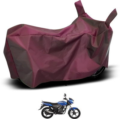 GOSHIV-car and bike accessories Waterproof Two Wheeler Cover for Bajaj(Discover, Maroon)
