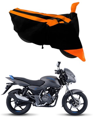 Ascension Two Wheeler Cover for Bajaj(Pulsar 125 Neon, Orange, Black)