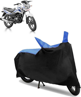 ROYAL AUTO MART Two Wheeler Cover for TVS(Sport, Black, Blue)