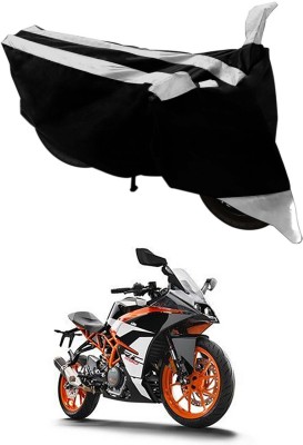 Ascension Two Wheeler Cover for KTM(RC 390, Silver, Black)