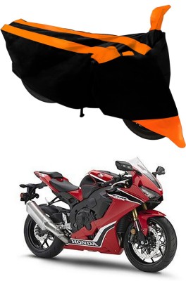 Genipap Two Wheeler Cover for Honda(CBR 1000RR, Orange, Black)