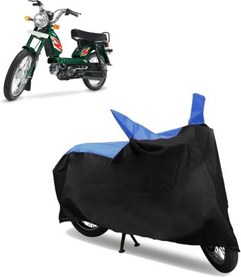 ROYAL AUTO MART Two Wheeler Cover for TVS(XL 100, Black, Blue)