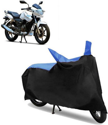ABS AUTO TREND Two Wheeler Cover for TVS(Apache RTR 180, Blue, Black)