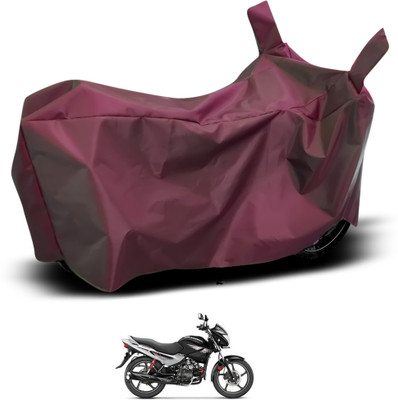 GOSHIV-car and bike accessories Waterproof Two Wheeler Cover for Hero(Glamour i3s, Maroon)