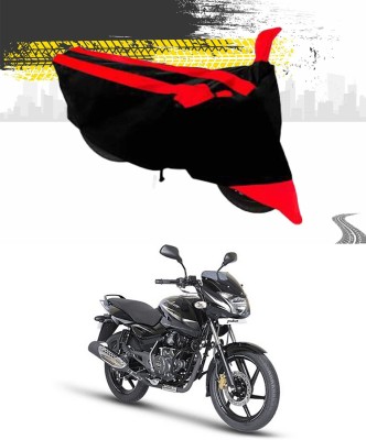 APNEK Two Wheeler Cover for Bajaj(Pulsar 150, Red, Black)