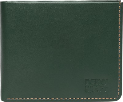 DCENT KRAFT Men Casual, Evening/Party, Travel, Trendy Green Genuine Leather Wallet(7 Card Slots)