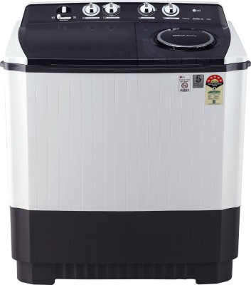 LG 10 kg Semi Automatic Top Load Grey, White(P1055SGAZ)   Washing Machine  (LG)