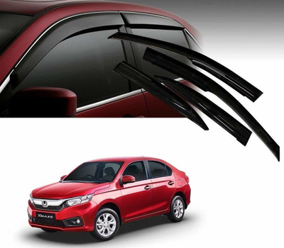 Under Auto For Non-convertibles Front, Rear Wind Deflector(Tinted Honda Amaze)
