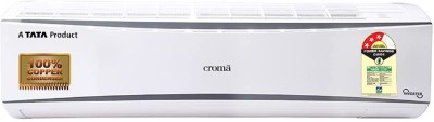 View Croma 1.5 Ton 3 Star Split Inverter AC  - White(CRAC7706, Copper Condenser)  Price Online