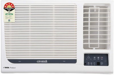 Croma 1.5 Ton 5 Star Window AC  - White(CRAC1153, Copper Condenser)   Air Conditioner  (Croma)