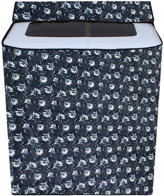 HOMBEAUTY Semi-Automatic Washing Machine  Cover(Width: 80 cm, White, Black)