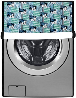 Nitasha Front Loading Washing Machine  Cover(Width: 57 cm, Cyan, Pale)