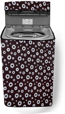 Nitasha Top Loading Washing Machine  Cover(Width: 99 cm, Black, White)