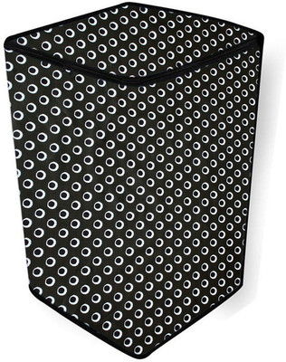 Nitasha Top Loading Washing Machine  Cover(Width: 60 cm, Black, White)