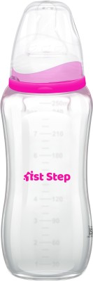 1st Step 8 oz/ 250 ml BPA Free Feeding Bottle - 250(Pink)