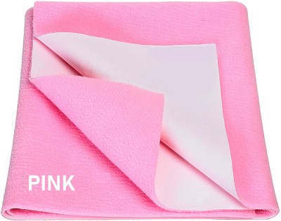 Pandaoriginals Cotton Single Sized Bedding Set(Pink, 1 Dry sheet)