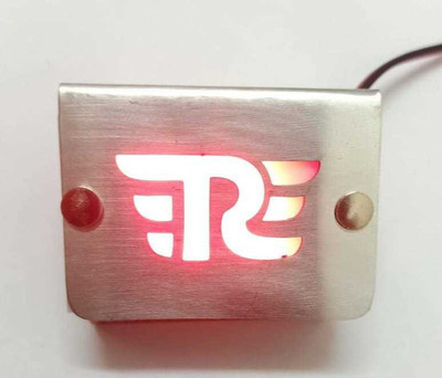 ANK Master Cylinder Cap With RED LED Handlebar Hand Guard(Royal Enfield)