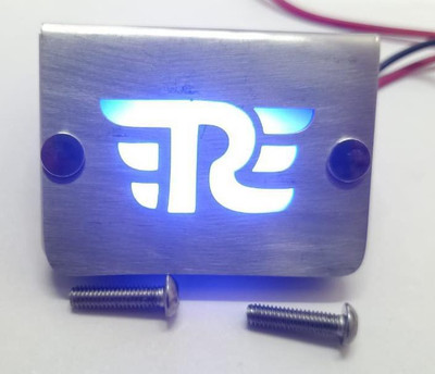 ANK Master Cylinder Cap With BLUE LED Handlebar Hand Guard(Royal Enfield)
