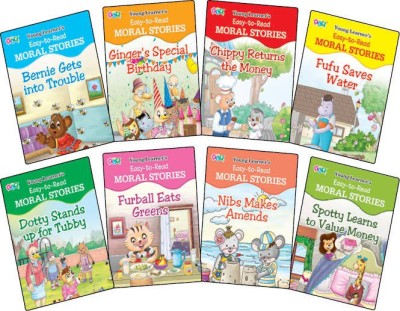 EASY TO READ - MORAL STORIES - 8 TITLES(Paperback, YOUNG LEARNER EDITORIAL TEAM)