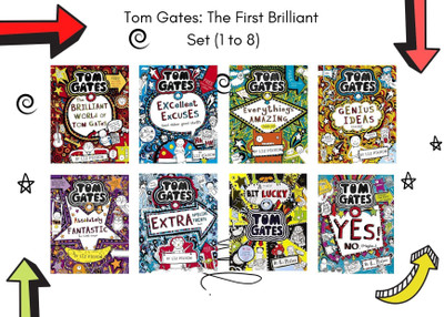 Tom Gates: the First Brilliant Box-Set (Books 1 to 8)(English, Paperback, unknown)