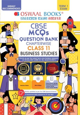 Oswaal CBSE MCQs Question Bank Chapterwise & Topicwise For Term-I, Class 11, Business studies (With the largest MCQ Question Pool for 2021-22 Exam)(Paperback, Oswaal Books)