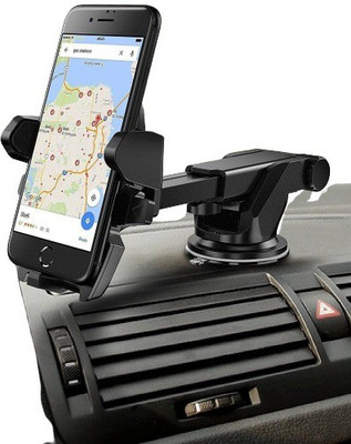 Wifton Car Mobile Holder for Dashboard, Windshield, Anti-slip(Black)