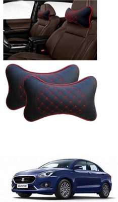 RONISH Blue, Red Leatherite Car Pillow Cushion for Maruti Suzuki(Rectangular, Pack of 2)