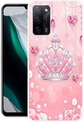 SHIVKUDI Back Cover for Oppo A53s, Oppo A16, Oppo A55 5G(Pink, Grip Case, Silicon, Pack of: 1)