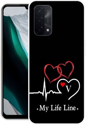 ROCKPRINT Back Cover for Oppo A74 5G(Black, Grip Case, Silicon, Pack of: 1)