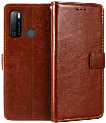CASETON Back Cover for Tecno Spark Power 2 Air(Brown, Pack of: 1)