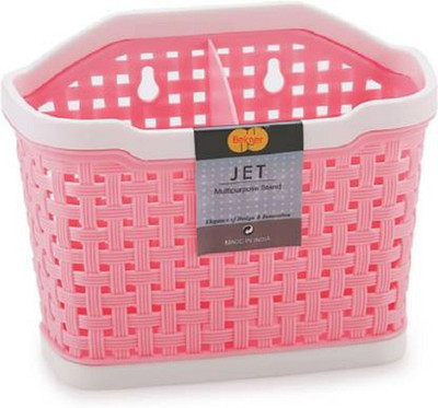 PuthaK 2 Compartments Plastic Multi purpose Stand(Multicolor)