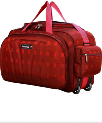TORRENTO (Expandable) STYLISH TRAVELLING IN BEST QUALITY FABRIC TWO WHEEL DUFFEL BAG 22 INCH LUGGAGE BAGS Duffel With Wheels (Strolley)