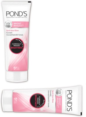 POND's Bright Beauty Spot-less Glow  With Vitamins, Removes Dead Skin Cells & Dark Spots, Double Brightness Action, All Skin Types, .. Face Wash(400 g)