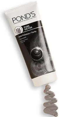 POND's PURE DETOX ANTI-POLLUTION PURITY FACE WASH WITH ACTIVATED CHARCOAL EACH 200ML PACK OF 1 Face Wash(200 g)