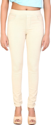FCK-3 Beige Jegging(Solid)