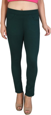 FCK-3 Dark Green Jegging(Solid)