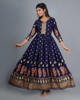 kalavati Anarkali Gown(Blue)